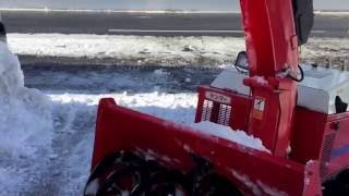 ヤンマー除雪機YSR1020 - YouTube