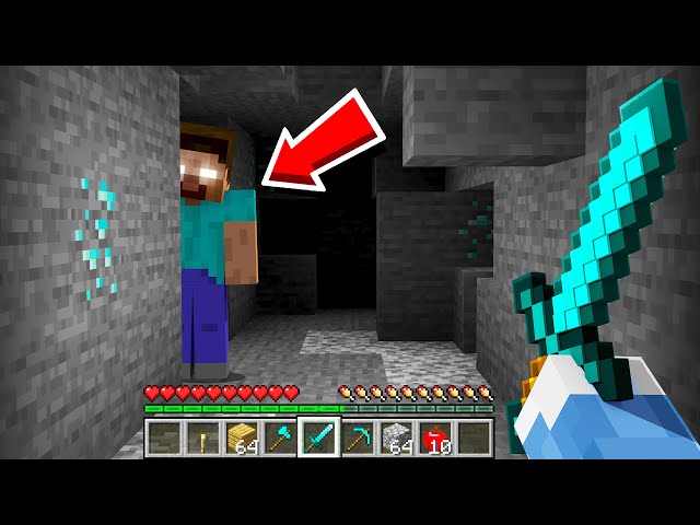Minecraft Herobrine Cave Found