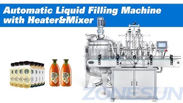 How To Use Automatic Liquid Filling Machine With Mixing and Heating Tank?
