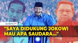 Prabowo Blak-blakan Akui Didukung Jokowi hingga SBY Jadi Presiden: Wajar Itu