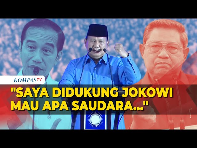 Prabowo Blak-blakan Akui Didukung Jokowi hingga SBY Jadi Presiden: Wajar Itu class=