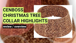 Celebrity Review: CENBOSS Christmas Tree Collar - Stylish & Functional Holiday Decor Net Worth