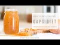 How to start the GAPS diet | How to Make Bone Broth in the Instant Pot