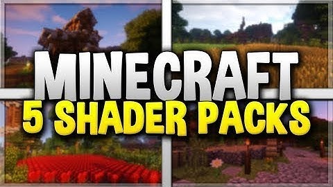 Top 5 Minecraft Shader Packs | Minecraft 1.12/1.11.2 (2018) 4K