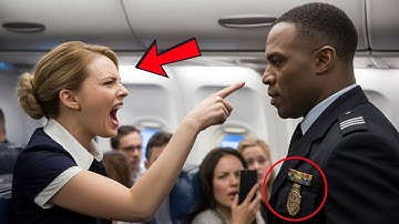 Flight Attendant Slaps Black Air Marshal — Moments Later, He Grounds the Entire Plane