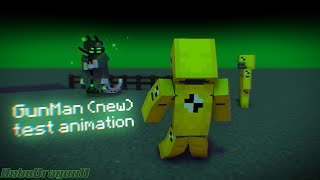 GunMan (new) Test animation | [Made by RoboDragon11]