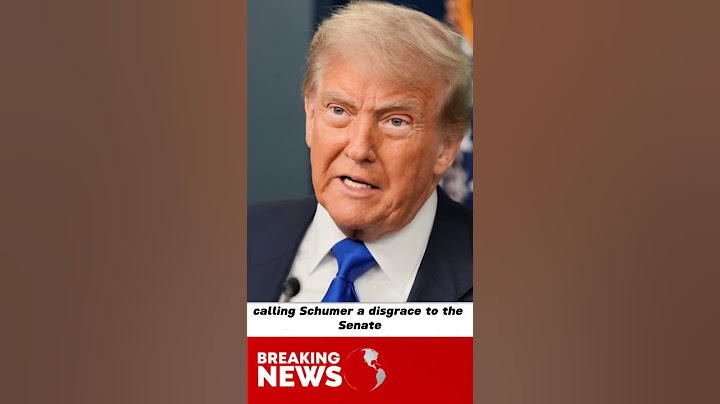 Trump Chuck Schumerre robbant: "Menj a pokolba!" | Megdöbbentő politikai összecsapás