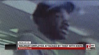 Employee slashed during armed robbery at Walmart in Simpsonville