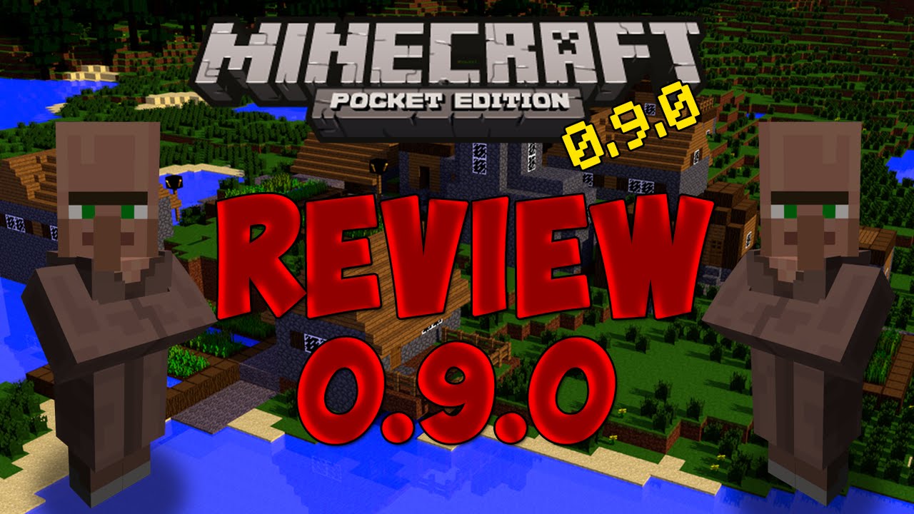 Minecraft pocket edition 0 9 0 review oficial ios y android youtube