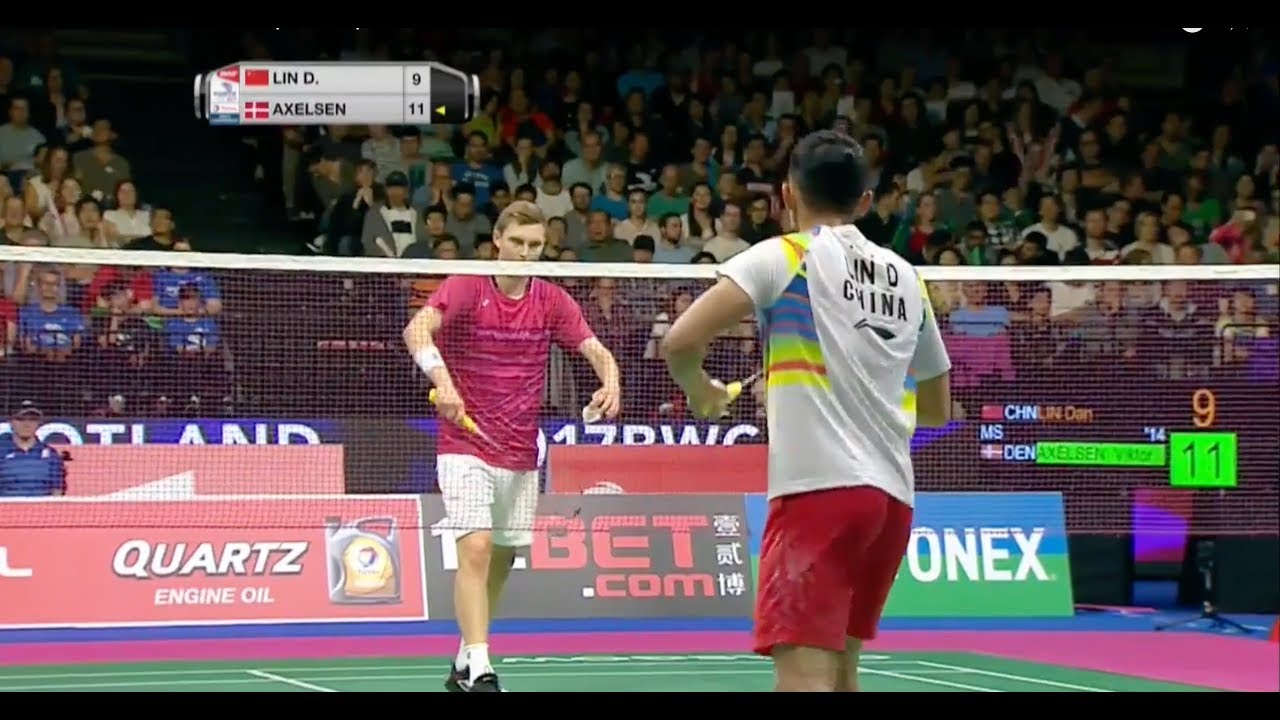 TOTAL BWF World Championships 2017 | Badminton F M3-MS | Lin Dan vs Viktor Axelsen