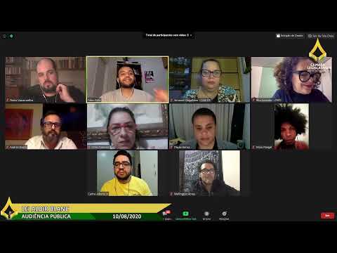 Vídeo: Audiência Pública Remota - Lei Aldir Blanc - Artistas que não puderam ver, vejam!