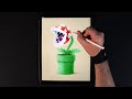 Piranha Plant - Procreate Painting on iPad Pro