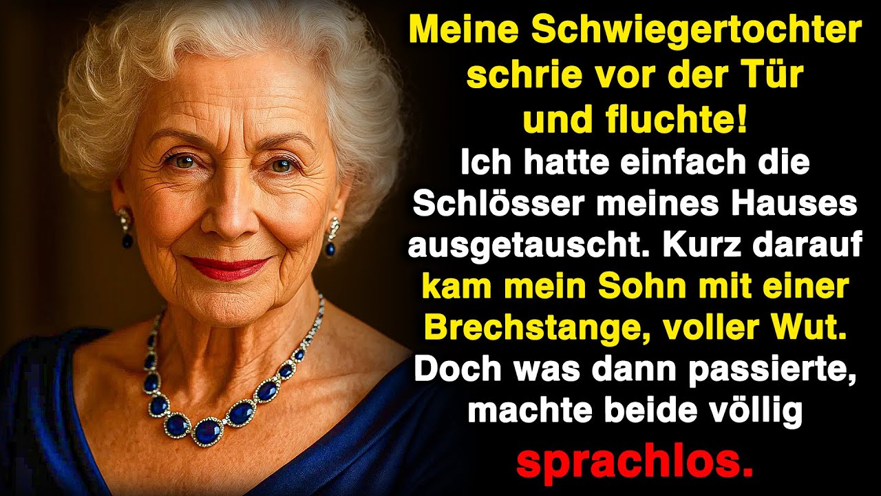 Meine Schwiegertochter hämmerte und fluchte, mein Sohn rannte mit einer Brechstange heran! Aber...