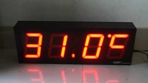 COSYCOM TIME / TEMPERATURE LED CLOCK