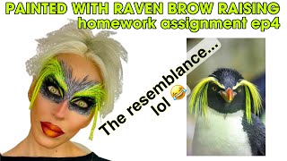 PAINTED WITH RAVEN S2, EP 4 ELAINAS BROW RAISING LOOK
