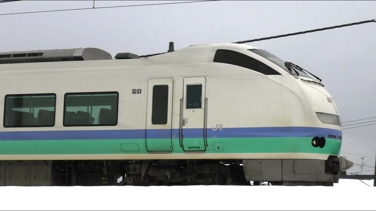 特急しらゆき6号上越妙高行き【4K】E653系H202編成56M - YouTube