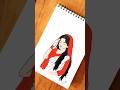 Easy illustration painting💗#shorts #shortvideo #viral #art  #youtubeshorts #trending #illustration