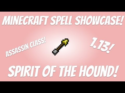 Minecraft Spell Showcase: Spirit of the Hound | Assasin Class in Vanilla Minecraft | 1.13 | WoW