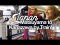 Epic JR Train Journey: Matsuyama to Kanazawa! Shinkansen | Thunderbird | Japan Rail | thisNatasha