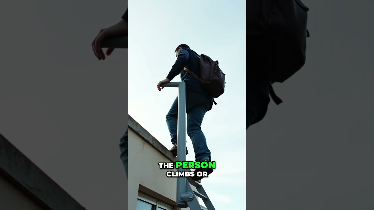 Campus Surveillance  Mysterious Figure on Losee Center Roof #live #trump #potus