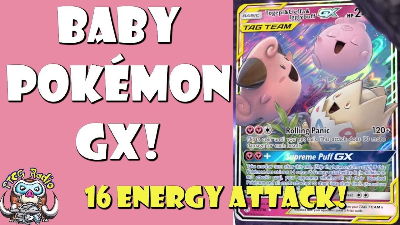 Baby Pokemon Tag Team Gx Can Remove Your Entire Bench For 16 Energy