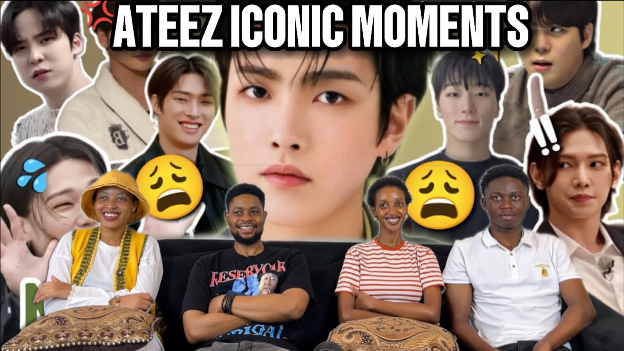 Our Reaction To 100 ICONIC MOMENTS in the HISTORY OF ATEEZ