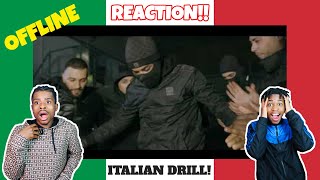 Neima Ezza - Offline (Végéta Rmx) (Official Music Video) New Italian Drill - REACTION VIDEO!