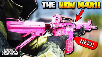 THE NEW M4A1 "THE BREAKUP"... SHOOTS PINK LASERS! (BEST M4A1 CLASS SETUP in MODERN WARFARE)