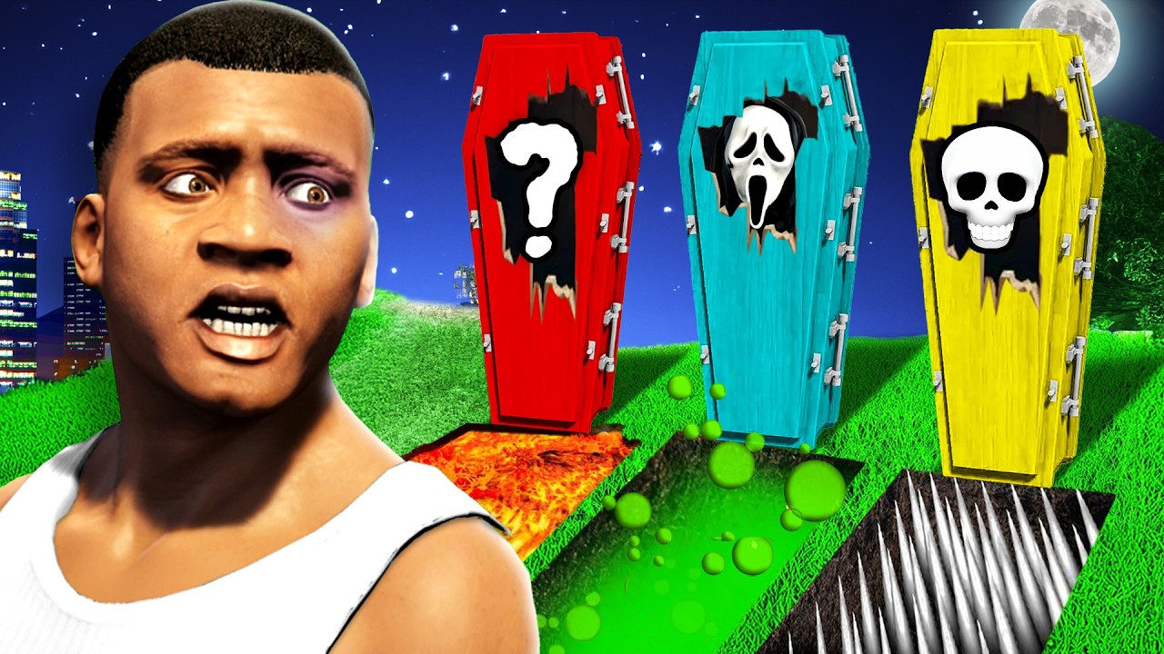 Öffne NICHT den FALSCHEN HALLOWEEN SARG in GTA 5!!🎃⚰️