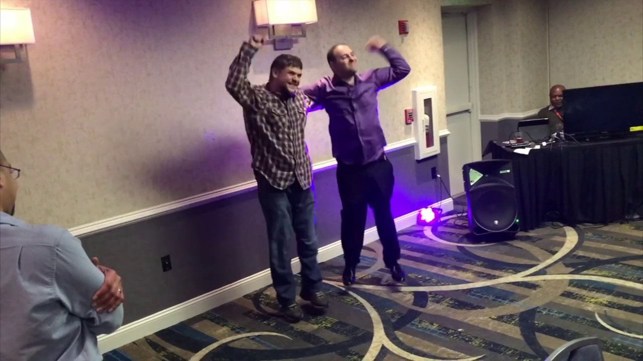 Spartakus And The Sun Beneath The Sea. 2 guys dance Bic and Bac