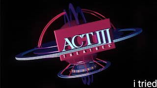 Act III Theatres Feature Presentation Snipe (1980s-1994 1997-1998) (Color Corrected Recreation)