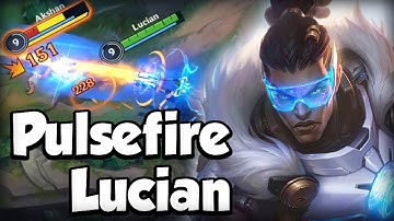 PULSEFIRE LUCIAN GAMEPLAY - BUILD & RUNES - WILD RIFT