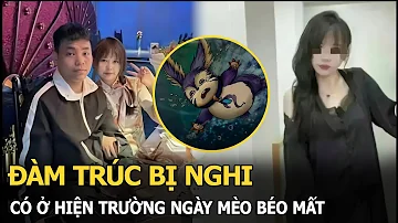 Đàm Trúc bị nghi có ở hiện trường ngày Mèo Béo mất