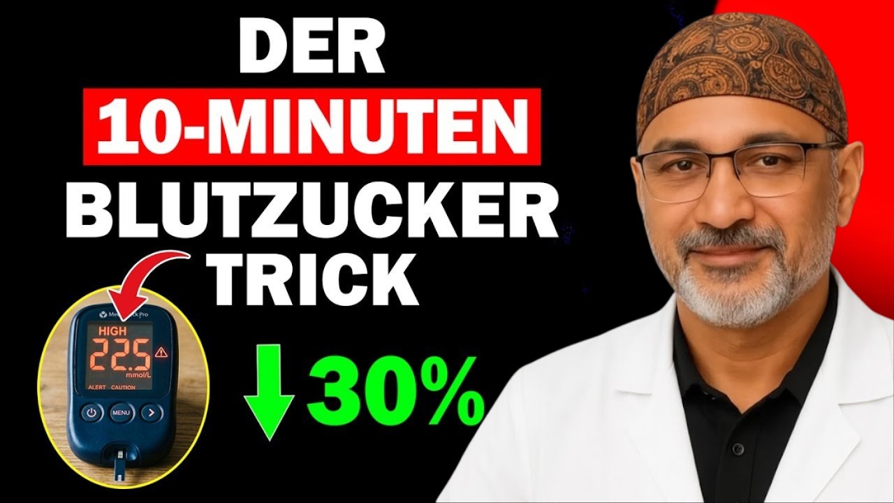 Blutzucker stabilisieren: Diese 10-Minuten-Gewohnheit reduziert Blutzuckerspitzen bei Senioren