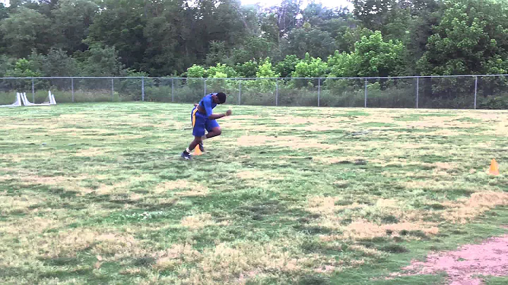 Jonathan Jeffries 40 yard training