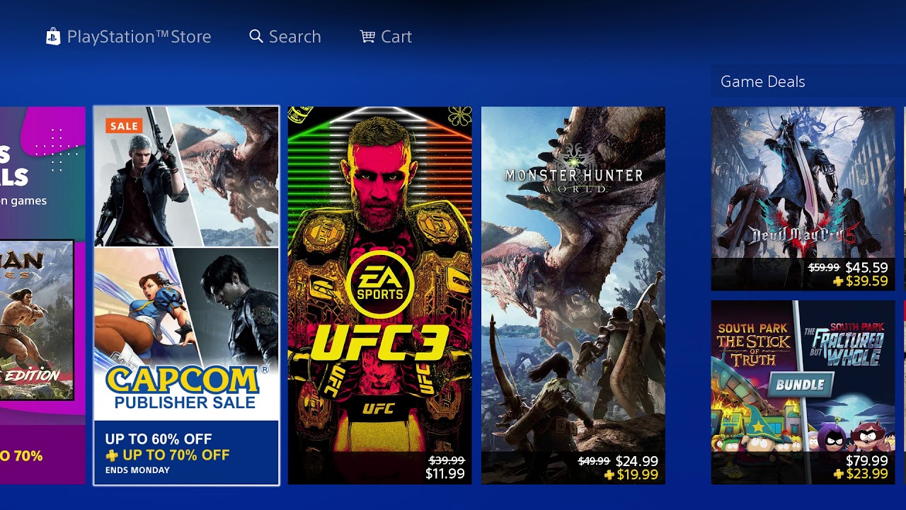 PS4 Deals & Capcom Publisher Sale on PSN!