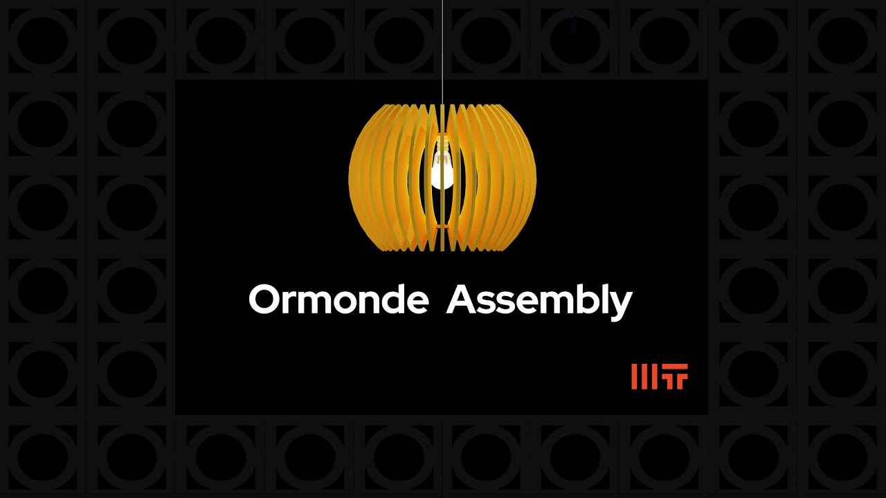 How to Assemble the Orbmonde Light Shade | Malcolm Taylor Design