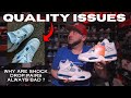 The jordan 4 industiral blue has qc problems check your pairs