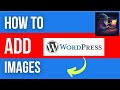 WordPress   How to add an image block
