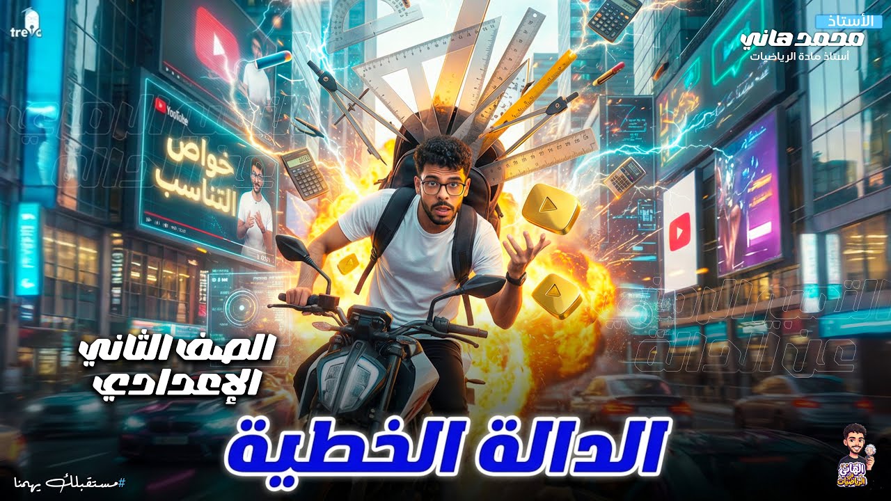 الدالة الخطية للصف الثاني الإعدادي | الوحدة الثانية جبر | شرح كامل 2026