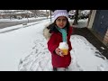 Beautiful first snowfall in canada 2021 | winters in canada | indainsin canada | fun in snow