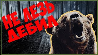 Встреча с медведем. Как выжить при встрече с медведем. Как себя вести в лесу.