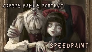 Creepy Portrait - The Doll Maker Family // Speedpaint