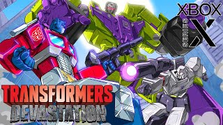 Transformers: Devastation (Xbox Series X) First Hour of Gameplay [4K 60FPS]