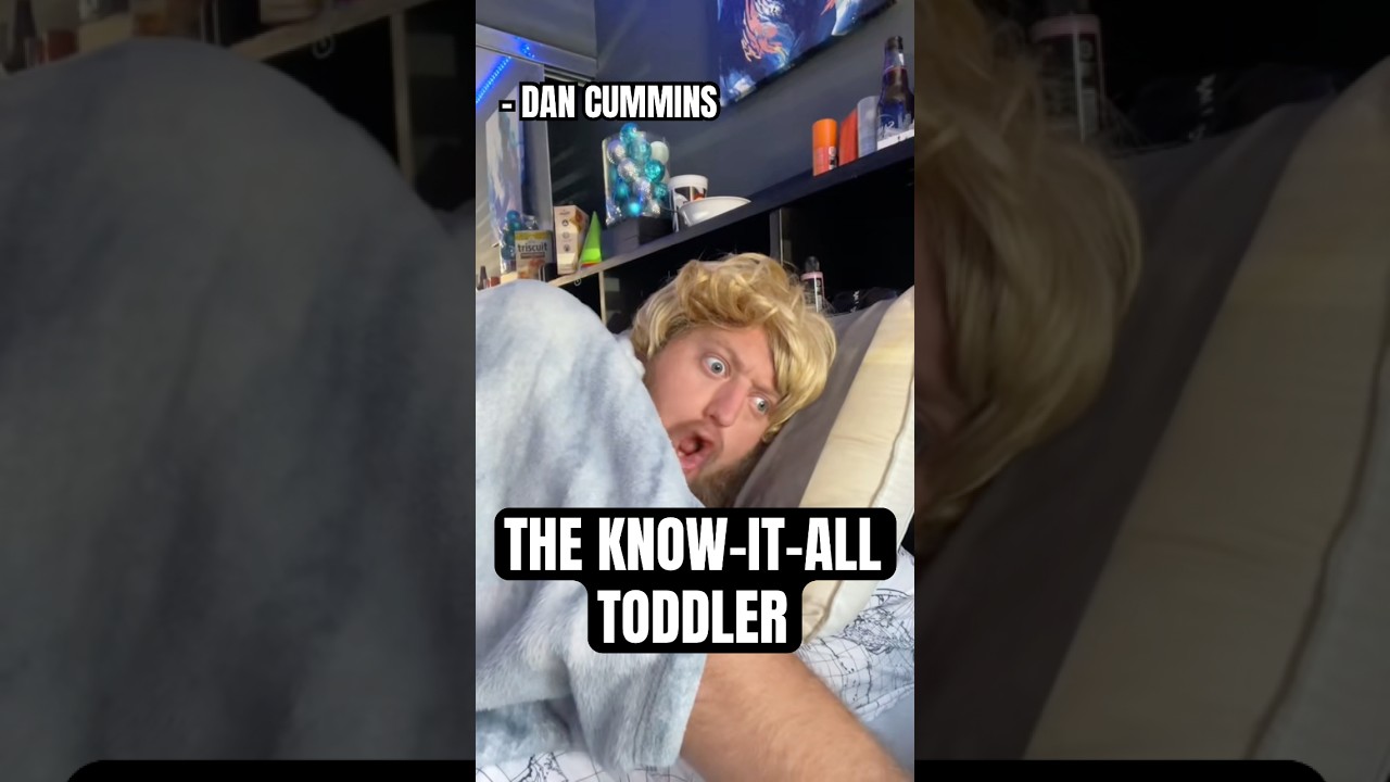 THE KNOW-IT-ALL TODDLER @dancummins5464 #comedysketch #djhuntsofficial #comedyskits #funnyvideo #wtf