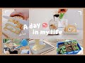 A day in my life || ทำเค้กโรลอัลมอนด์ , ปลูกผักกินเอง🥬