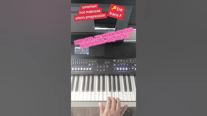 omeriwo hot makossa #pianosongs #pianomusic #pianotutorial