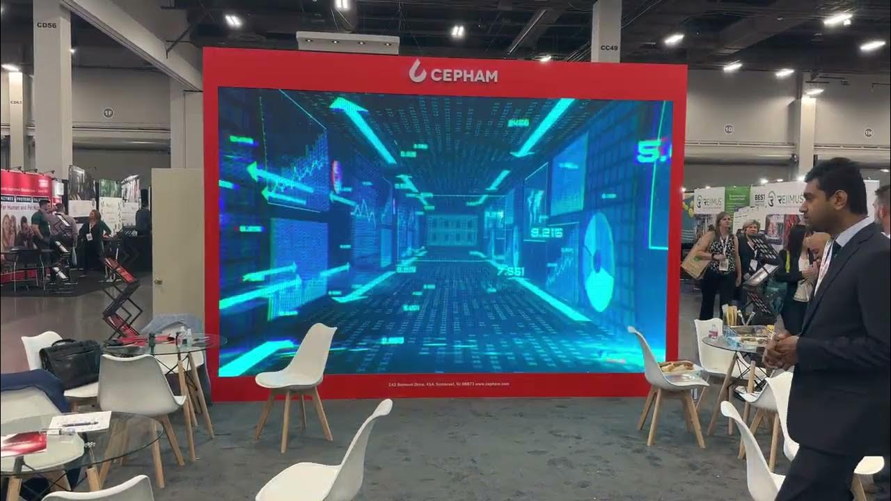 CEPHAM SSW Las Vegas Trade Show LED Video Wall Rental YouTube