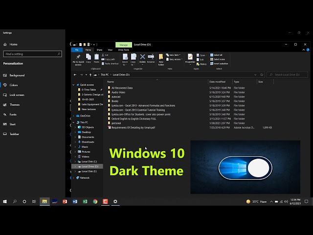 A Hat In Time Windows 10 theme [Dark/Light mode] 