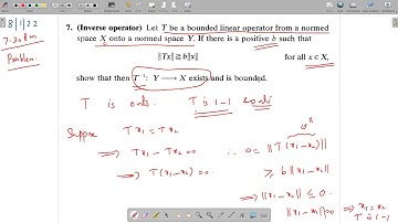 T inverse is bounded